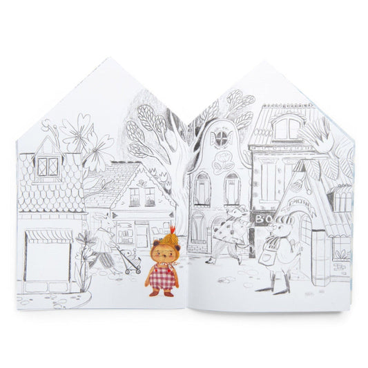 Les Minouchkas Coloring Sticker Book