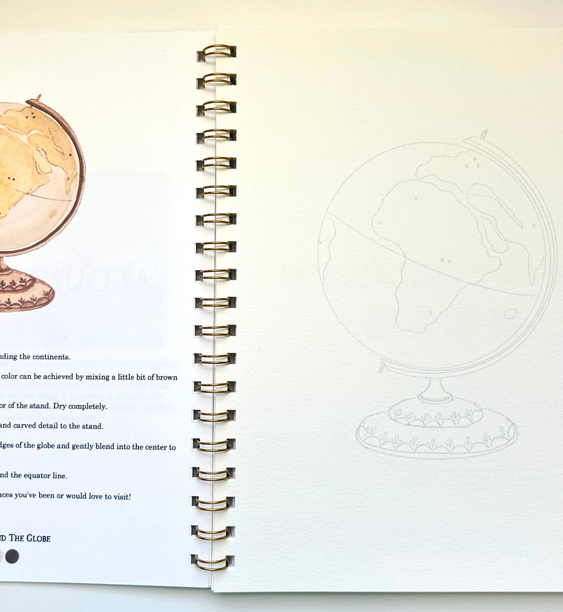 Travel Watercolor Workbook