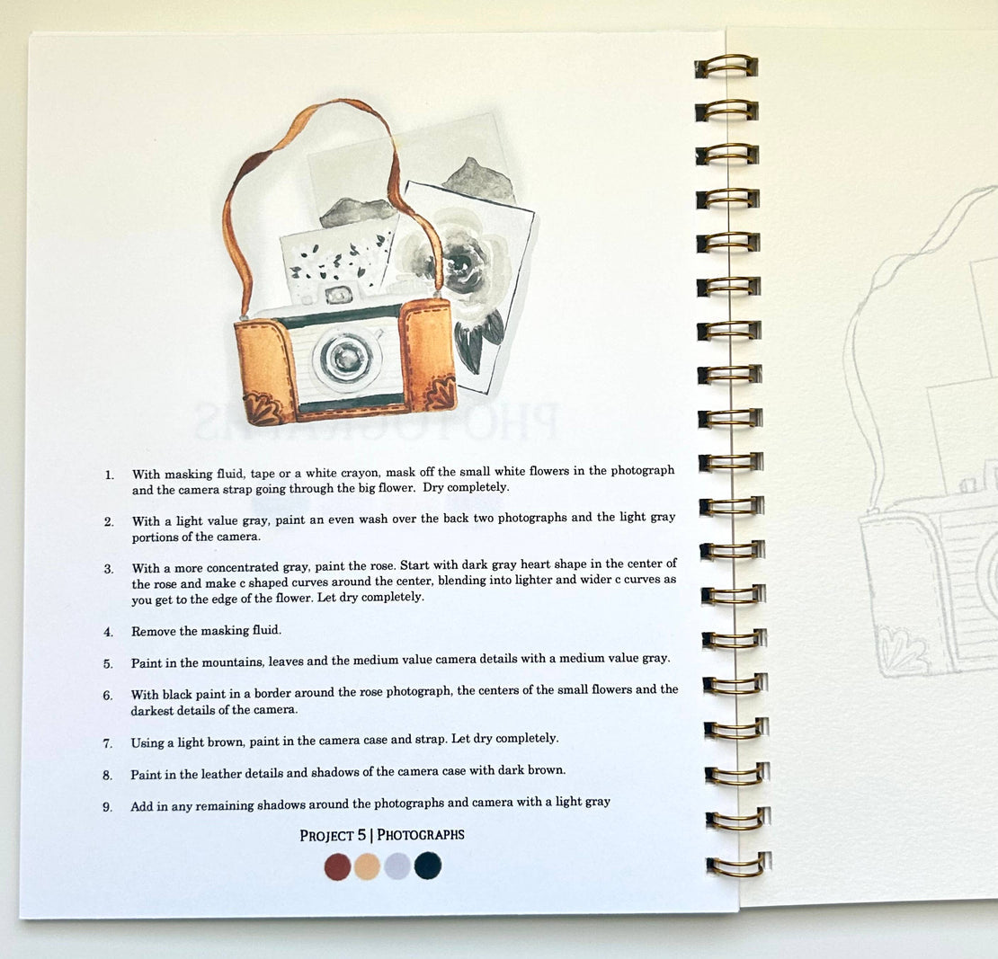 Travel Watercolor Workbook