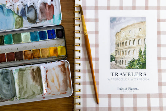 Travel Watercolor Workbook