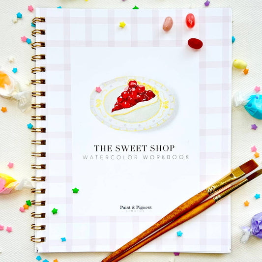 Sweet Shop Watercolor Workbook