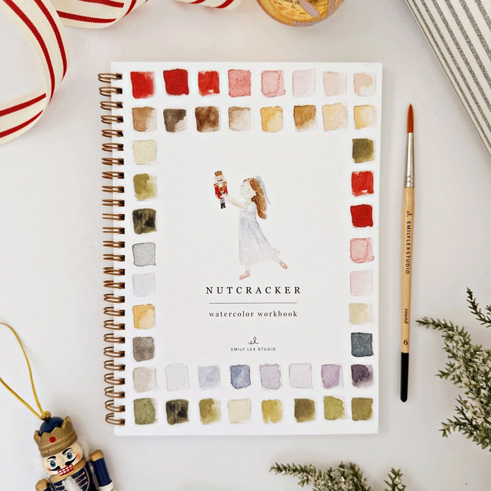 Nutcracker Watercolor Workbook