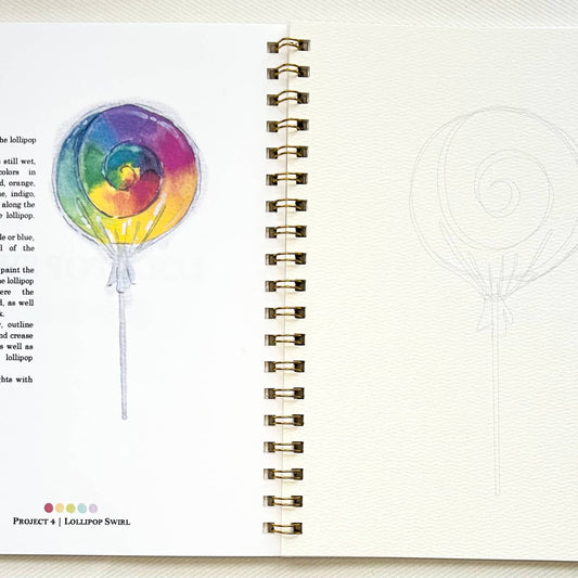 Sweet Shop Watercolor Workbook