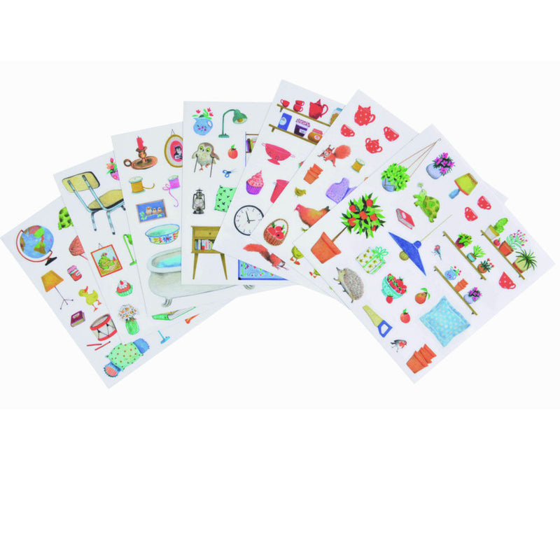 La Grande Famille Coloring Sticker Book